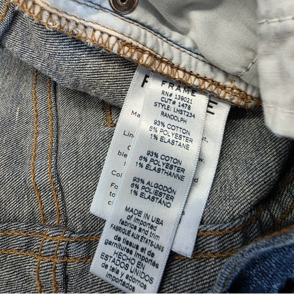 Frame Le Straight high Minor distressing jeans - Picture 8 of 12